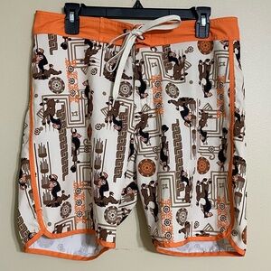 DISNEY Swim Shorts The Emperor's New Groove Kuzco size medium‎
